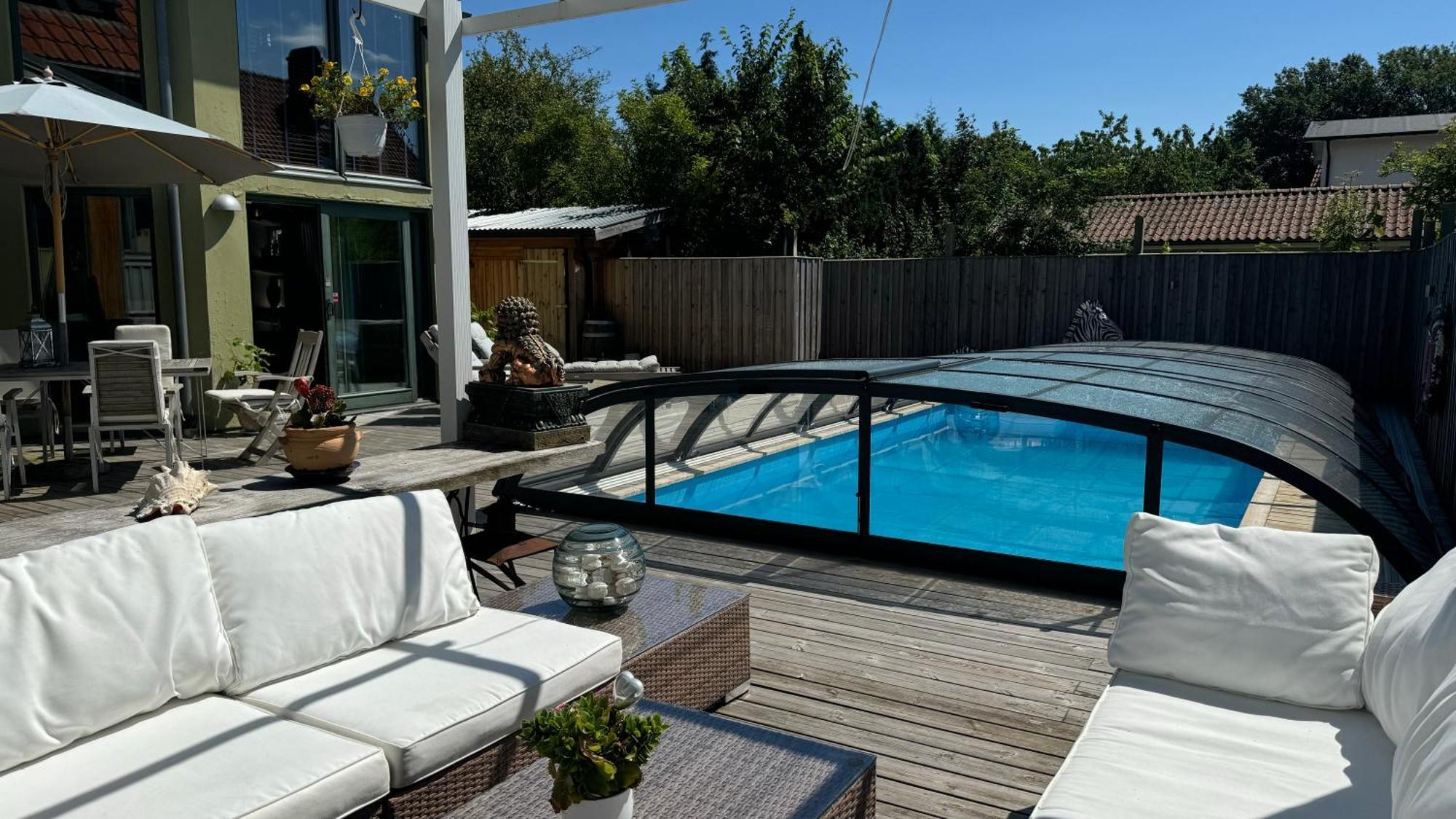 Modernt Hus Naera Stad Och Strand 斯塔德 外观 照片